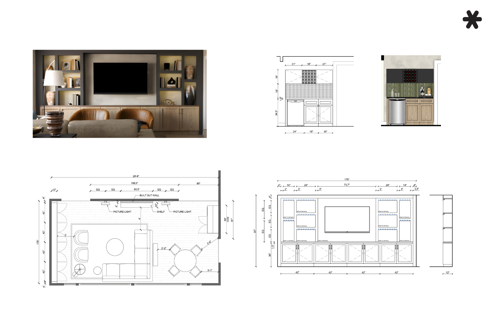 Joinery Design — TV Cabinet